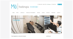 Desktop Screenshot of mofisioterapia.com.br